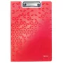 Klembord Leitz WOW A4 metaal polyfoam rood 75 vel