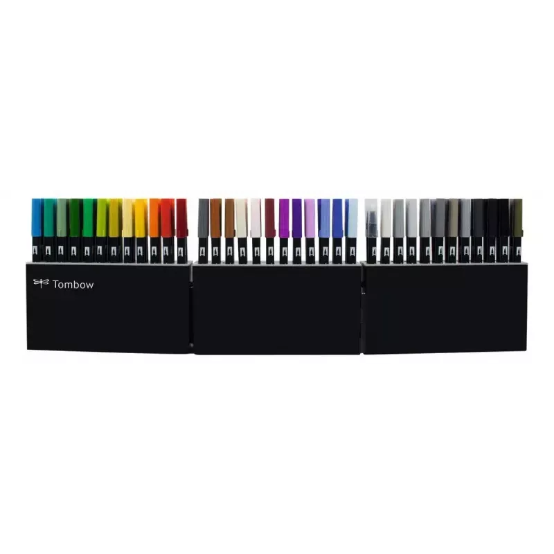 Marker Tombow ABT-108C 107 stuks penseel- en fijne punt meerkleurig
