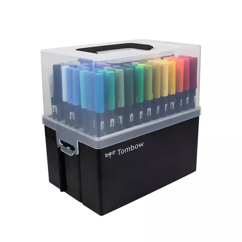 Marker Tombow ABT-108C 107 stuks penseel- en fijne punt meerkleurig
