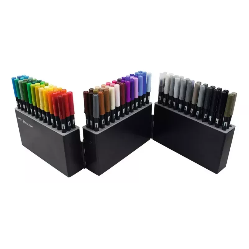 Marker Tombow ABT-108C 107 stuks penseel- en fijne punt meerkleurig