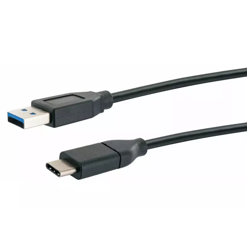 USB-kabel Schwaiger CK 3141 USB 3.2 Gen 1 1m USB A USB C zwart
