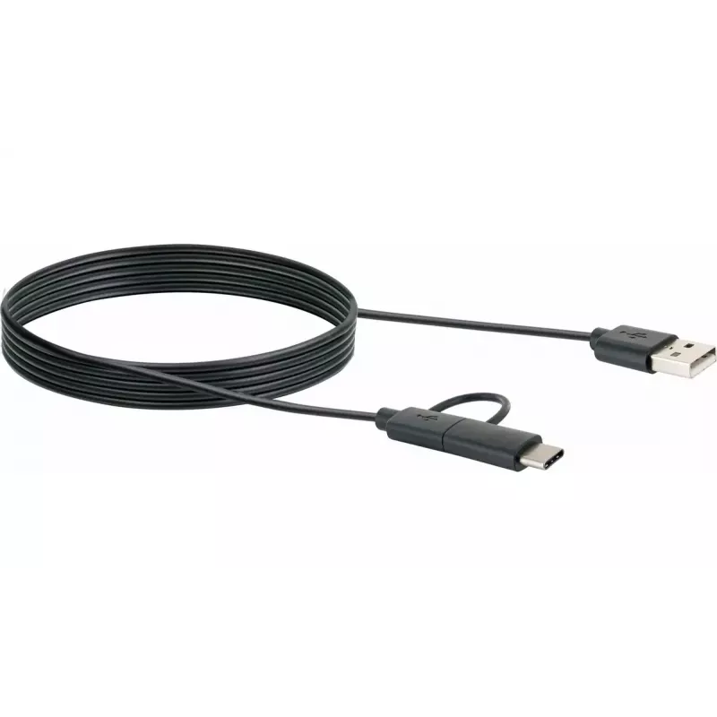 Schwaiger USB-kabel CK 3112 USB 2.0 1m USB A Micro-USB B zwart