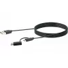 Schwaiger USB-kabel CK 3112 USB 2.0 1m USB A Micro-USB B zwart