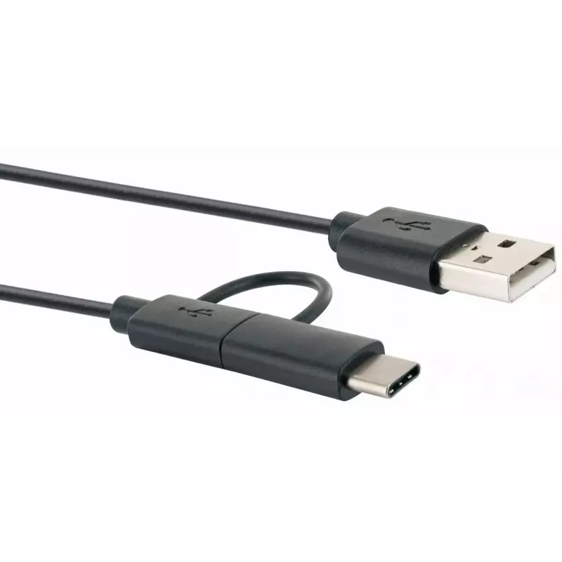 Schwaiger USB-kabel CK 3112 USB 2.0 1m USB A Micro-USB B zwart