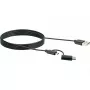 Schwaiger USB-kabel CK 3112 USB 2.0 1m USB A Micro-USB B zwart