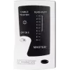 Netwerkkabeltester Schwaiger NWM1 531 RJ-11 RJ-45 zwart wit