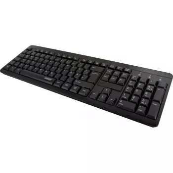 Draadloos toetsenbord Schwaiger WKB1000 013 QWERTZ Duits zwart