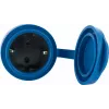 Stopcontact Schwaiger SOAW0044 blauw grijs IP44 230V 16A