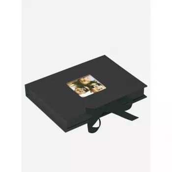 Walther Design Fun geschenkdoos voor 70 foto's 13x18, zwart (FB-112-B)