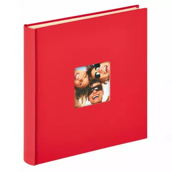 Fotoalbum Walther Design Fun rood 50 blad XL