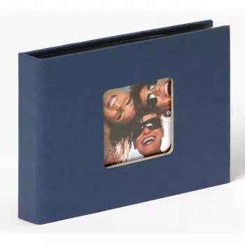Fotoalbum Walther mini-insteeksalbum Fun blauw 36 blad