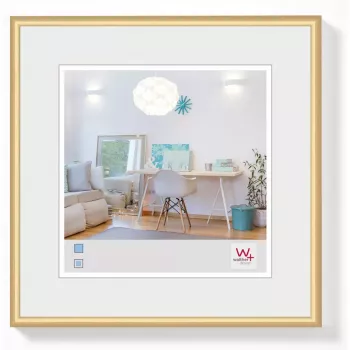 Enkele fotolijst Walther Design KV220G goud 13x13 cm