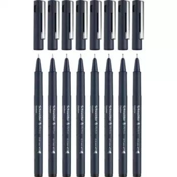 Fineliner Schneider Schreibgeräte Pictus zwart 8 stuks