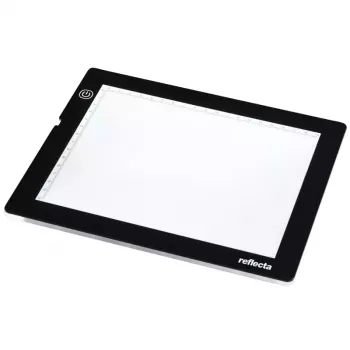 Enkelbeeldhouder Reflecta LED Light Pad A5 superslank zwart 19x14 cm
