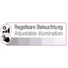 Enkelbeeldhouder Reflecta LED Light Pad A3 superslank zwart 44 x 29 cm