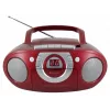 Draagbaar stereosysteem Soundmaster SCD5100RO — CD/radio/USB? (grijs, rood)