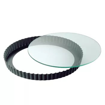 Cakering Kaiser 23.0062.2040 rond zwart 28 cm