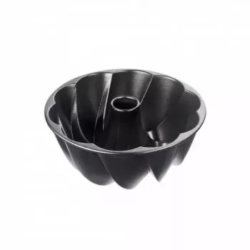 Cakevorm Kaiser 2300646787 rond geribbeld oppervlak 255x257x110 mm