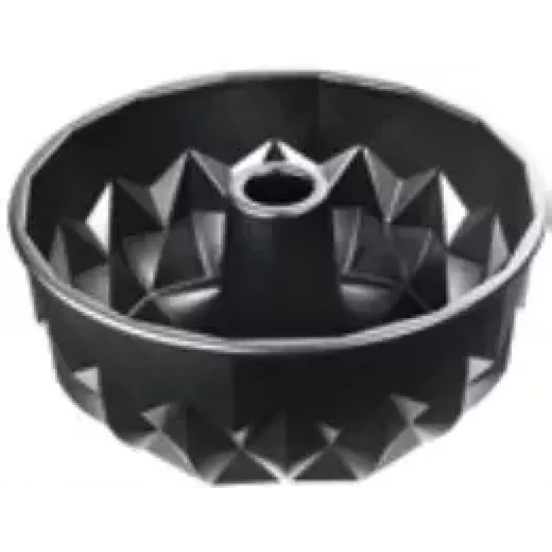 Cakevorm Kaiser 2300646794 rond geribbeld oppervlak 25,5x25,5x11,5 mm