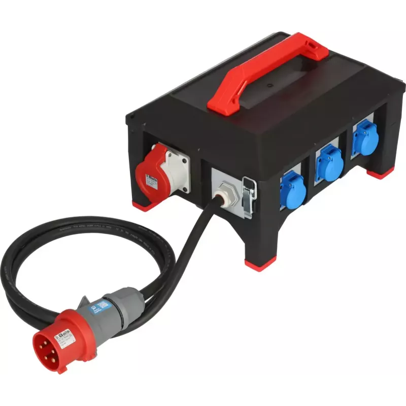 Stroomverdeeleenheid Brennenstuhl BSV 5-32A RCD 9 AC-stopcontacten zwart