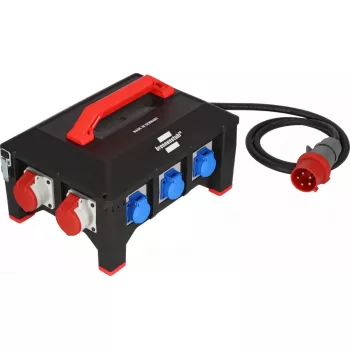 Stroomverdeeleenheid Brennenstuhl BSV 5-32A RCD 9 AC-stopcontacten zwart