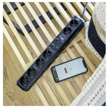 Stekkerdoos Brennenstuhl Eco-Line WiFi 6-voudig, 1,5 m kabel, afstandsbediening