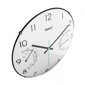 Kwartsuurwerk Mebus 16106 rond zwart wit
