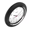 Digitaal uurwerk Mebus 19453 rond zwart wit batterij AA