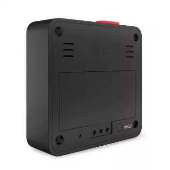 Digitale wekker Mebus 25801 zwart bol batterij AAA