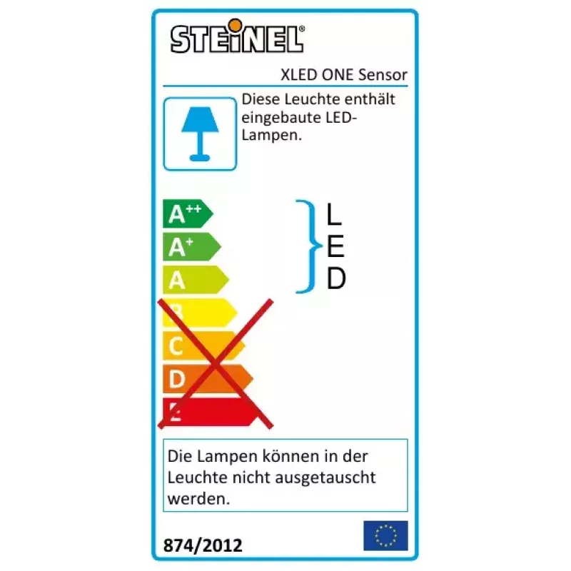 LED-wandlamp STEINEL XLED ONE 23,5 W warmwit PIR-sensor