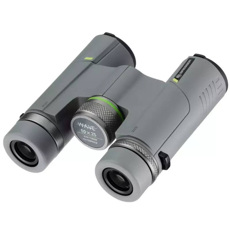 Bresser Optics Wave 10x25 verrekijker BaK-4 grijs 10x vergroting