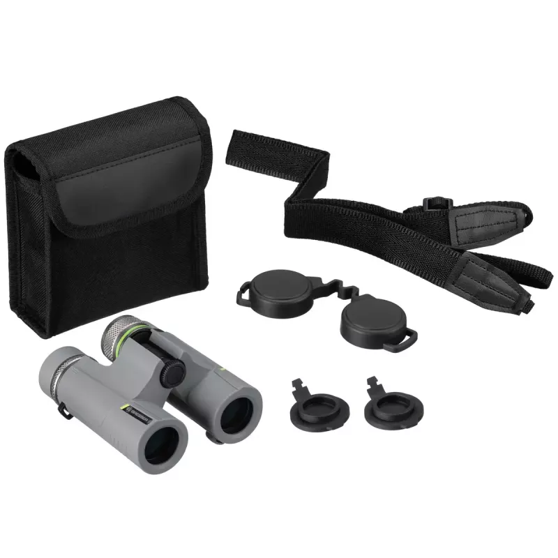 Bresser Optics Wave 10x25 verrekijker BaK-4 grijs 10x vergroting
