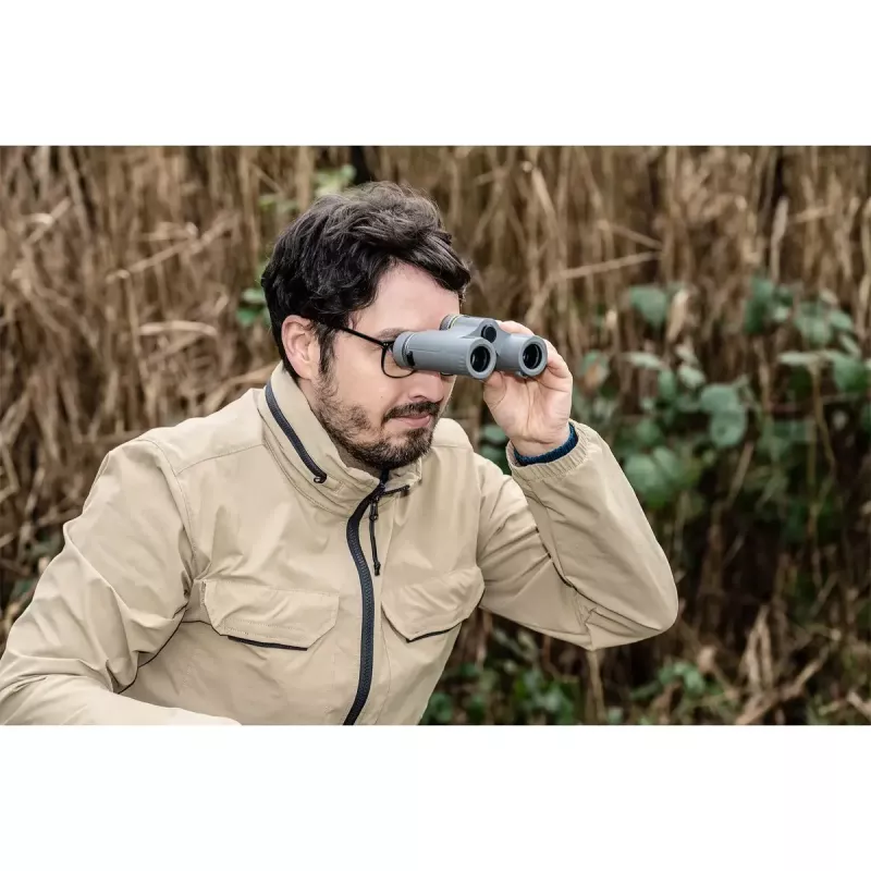 Bresser Optics Wave 10x25 verrekijker BaK-4 grijs 10x vergroting