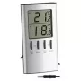 Elektronische omgevingsthermometer TFA-Dostmann 30.1027 indoor zilver °C