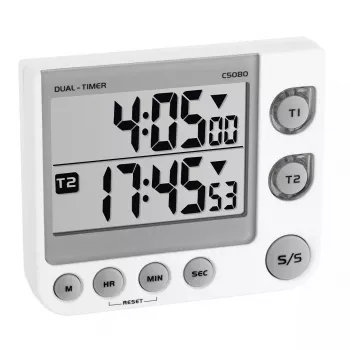 Digitale keukentimer TFA-Dostmann 38.2025 wit 5999 min