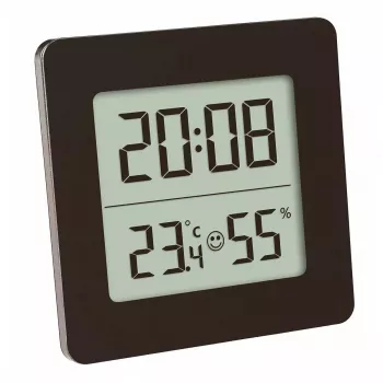Indoor elektronische hygrometer TFA-Dostmann 30.5038 zwart