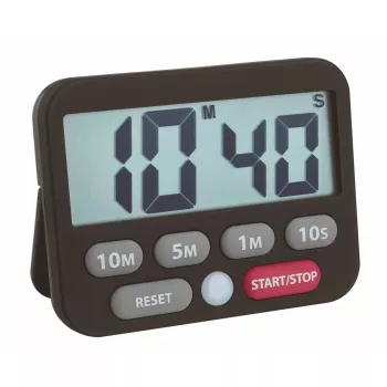 Digitale keukentimer TFA-Dostmann 38.2038.01 99 min zwart grijs rood wit
