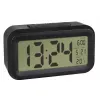 Kwartsklok TFA-Dostmann 60.2018.01 zwart LED-display