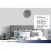 Wandklok TFA-Dostmann CONTOUR rond grijs wit 35 cm