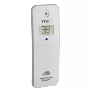 TFA-Dostmann VIEW METEO zwart batterijgevoed Wi-Fi luchtvochtigheid 10-99%