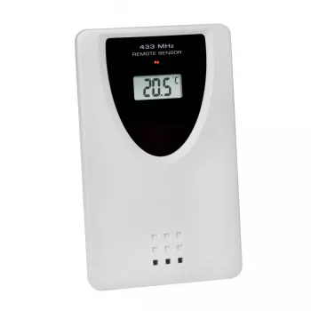 Digitale wekker TFA-Dostmann 60.4518.08 hout LCD 433 MHz
