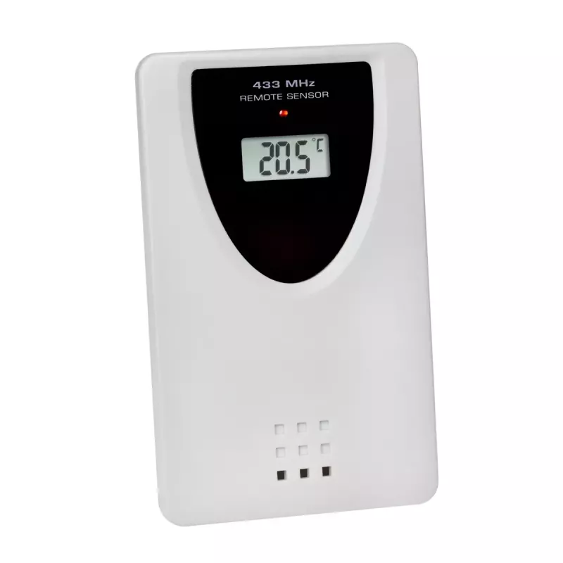 Digitale wekker TFA-Dostmann 60.4518.08 hout LCD 433 MHz