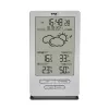 Elektronische omgevingsthermometer TFA-Dostmann 35.1162.54 binnen/buiten zwart zilver