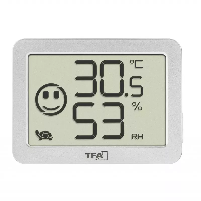 Binnen temperatuur- en vochtigheidssensor TFA-Dostmann 30.5055.02 vrijstaand draadloos