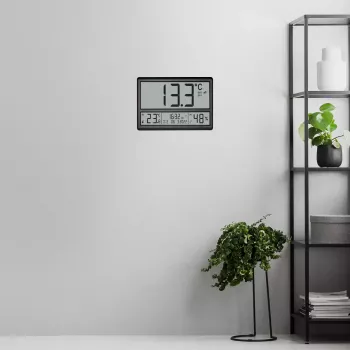 Digitale wekker TFA-Dostmann 60.4523.01 zwart LCD