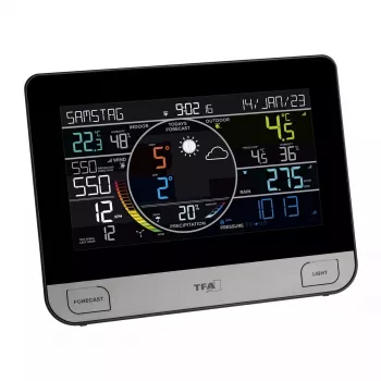 TFA-Dostmann View Pro zwart DC/batterij Wi-Fi anemometer thermometer hygrometer barometer