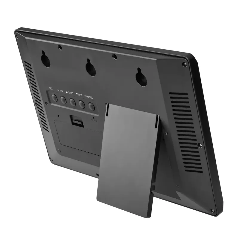 Digitale wekker TFA-Dostmann 60.4524.01 zwart LCD batterijgevoed