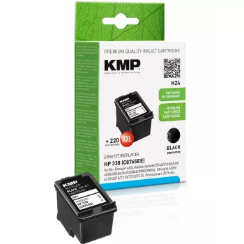 KMP HP C8765E Nr.338 zwart cartridge