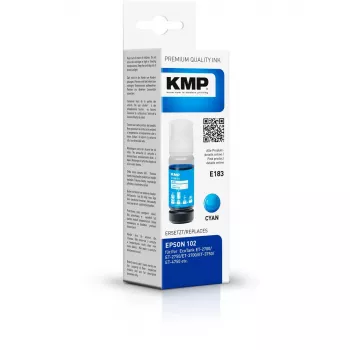 Inktcartridge KMP E183 compatibel cyaan