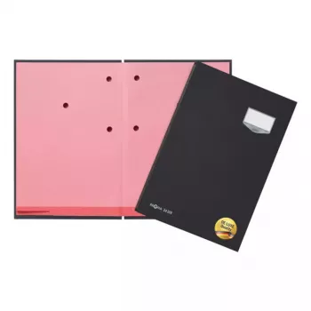 Ordner karton zwart A4 Pagna 24201-04